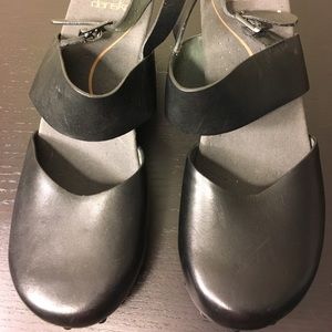 Dansko slingback heels with studs, US9/EU40